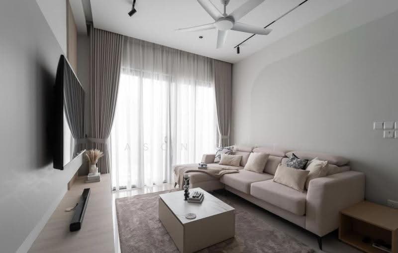 Service Residence for Sale at Twin Arkz - Jason Chat - Living Room - PropertyGuru.com.my