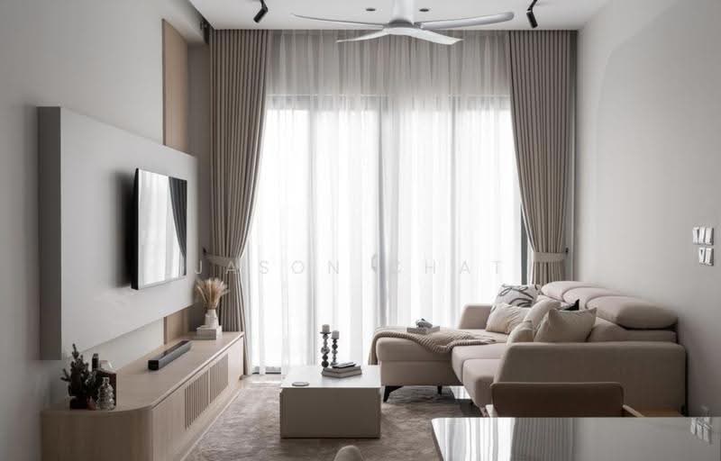 Service Residence for Sale at Twin Arkz - Jason Chat - Living Room - PropertyGuru.com.my