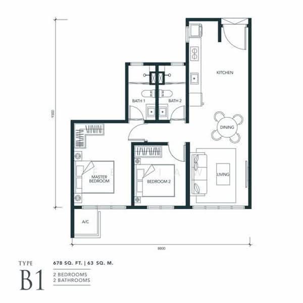 Service Residence for Rent at V Residence 2 @ Sunway Velocity - Ee Liaw - PropertyGuru.com.my