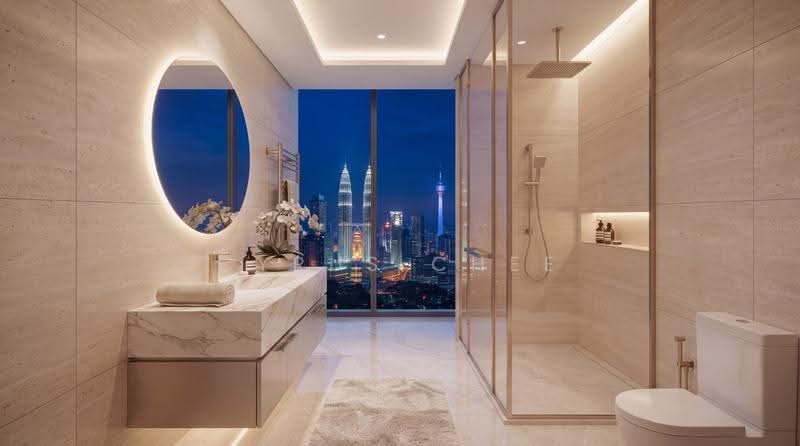 Kediaman Servis untuk Dijual di Serviced Residence @ KL360 - Cyrus Chee - Bathroom - PropertyGuru.com.my