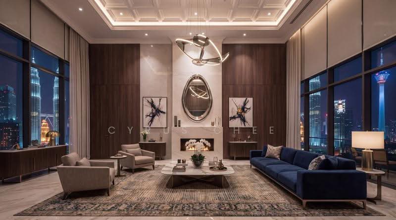 Kediaman Servis untuk Dijual di Serviced Residence @ KL360 - Cyrus Chee - Living Room - PropertyGuru.com.my