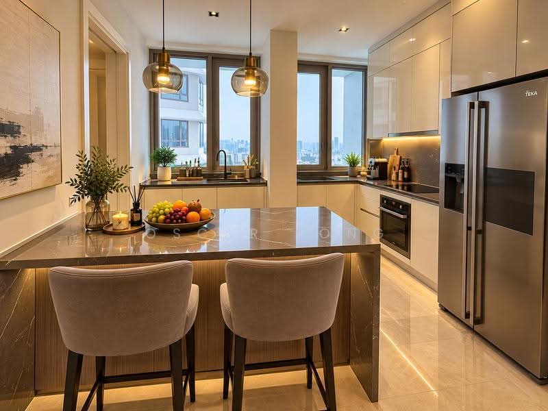 Service Residence for Sale at The Sentral Residences - Oscar Pong - Kitchen - PropertyGuru.com.my