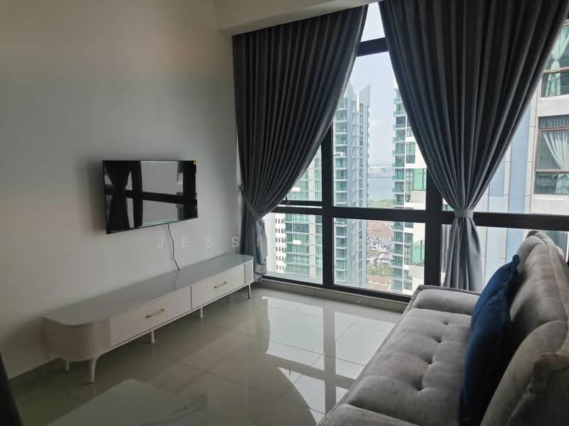 Service Residence for Rent at Wave @ Marina Cove - Jessica Ma - Living Room - PropertyGuru.com.my