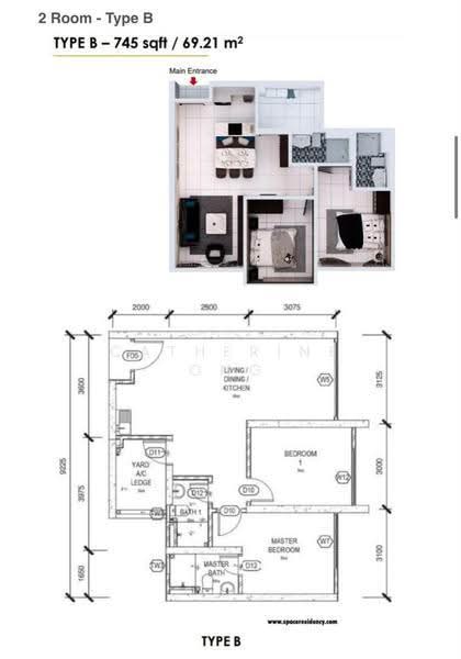 Service Residence for Sale at Space Residency - Catherine Ong - PropertyGuru.com.my