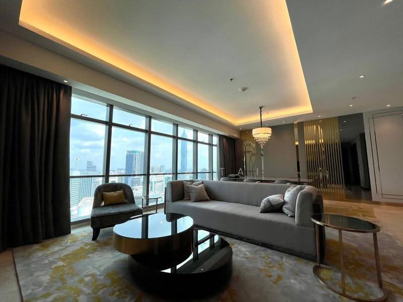 Kediaman Servis untuk Disewa di The Ritz-Carlton Residences - Alan Tai - Living Room - PropertyGuru.com.my