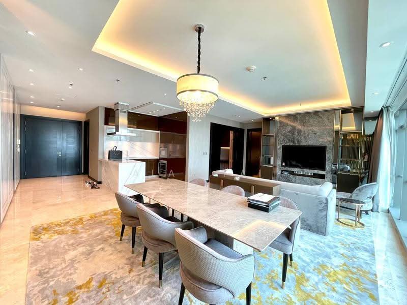 Kediaman Servis untuk Disewa di The Ritz-Carlton Residences - Alan Tai - Living Room - PropertyGuru.com.my