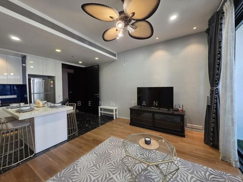 Kediaman Servis untuk Disewa di Arcoris Residences - Benn Tan - Living Room - PropertyGuru.com.my