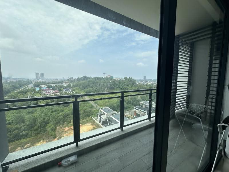 Kondominium untuk Disewa di Jesselton Twin Towers - Zoey Liau - Balcony - PropertyGuru.com.my