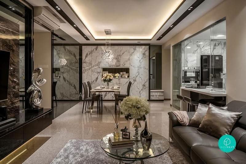 Kediaman Servis untuk Disewa di Park Regent @Desa Park City - Alex Low - Living Room - PropertyGuru.com.my