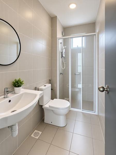 Kediaman Servis untuk Disewa di Meridin Bayvue Serviced Apartment - Serene Chua - Bathroom - PropertyGuru.com.my