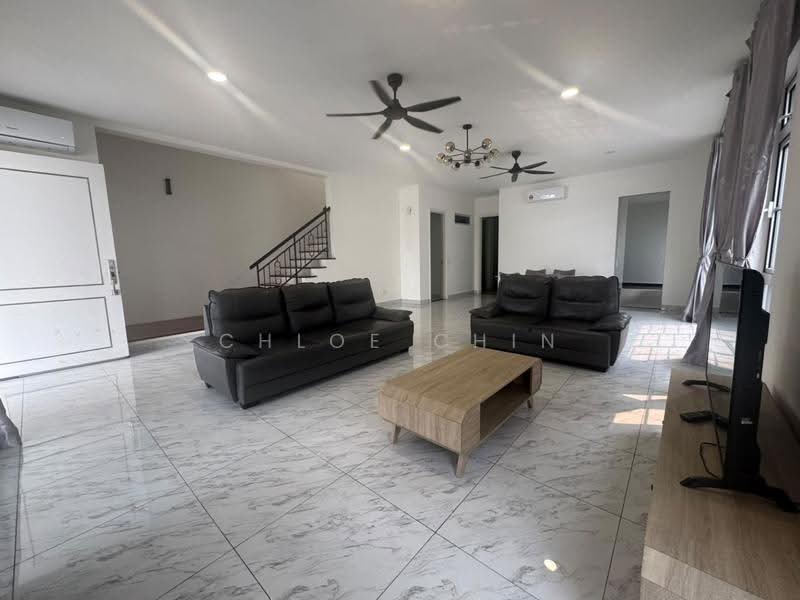 Cluster House for Rent in Eco Spring (Johor Bahru) - Chloe Chin - Living Room - PropertyGuru.com.my