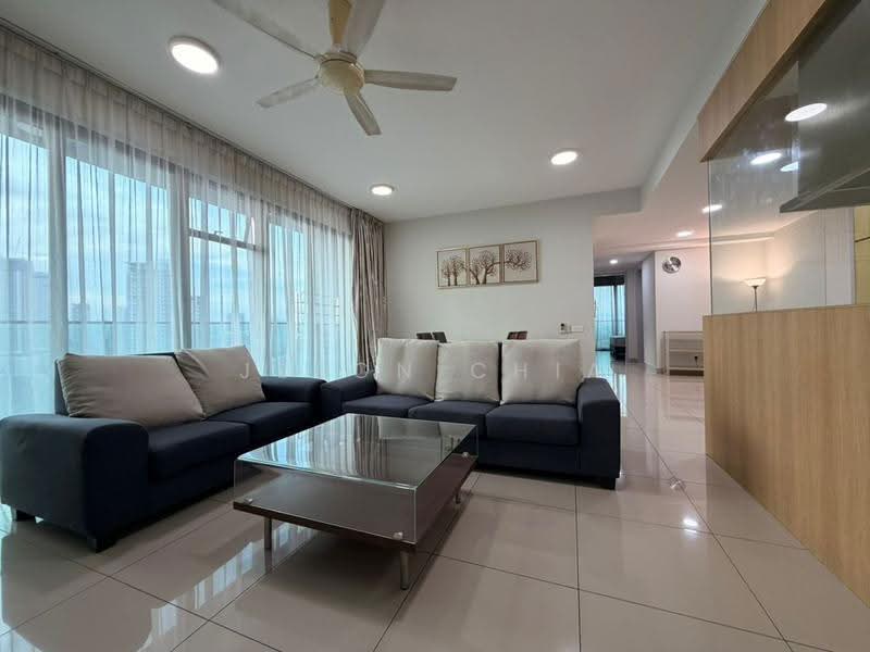 Service Residence for Sale at The Leafz @ Dedaun - Jeson Chia - Living Room - PropertyGuru.com.my