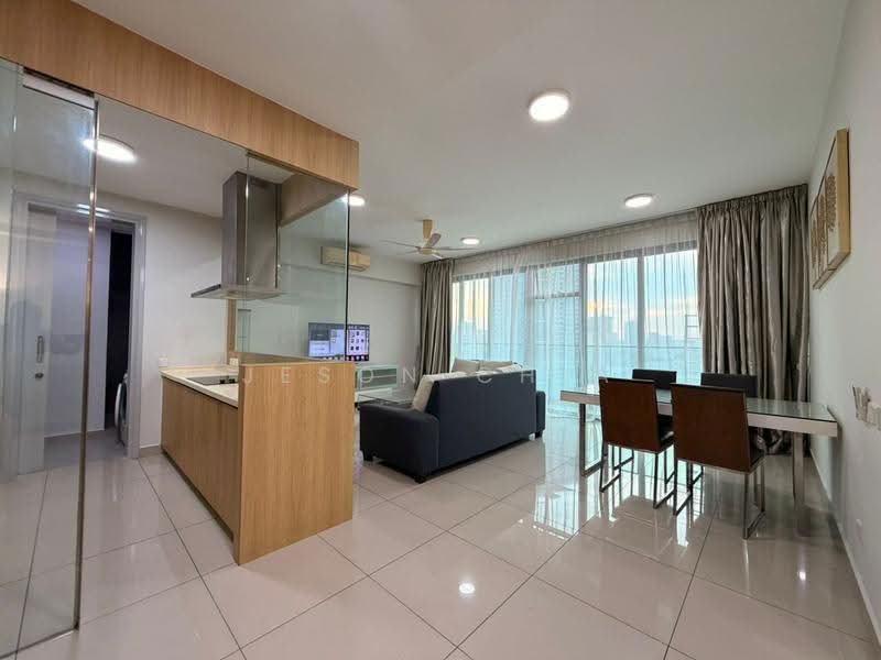 Service Residence for Sale at The Leafz @ Dedaun - Jeson Chia - Living Room - PropertyGuru.com.my