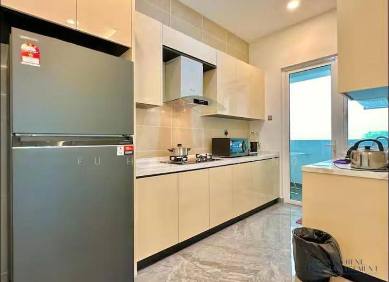 Kediaman Servis untuk Disewa di TriTower Residence @ Johor Bahru Sentral - Fu Heng Chong - Kitchen - PropertyGuru.com.my