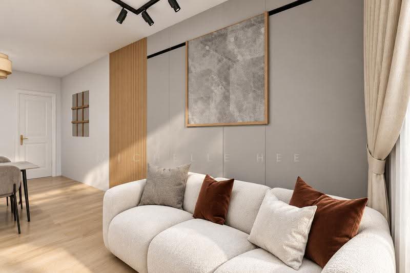 Kediaman Servis untuk Disewa di Maxim Risen - Michelle Hee - Living Room - PropertyGuru.com.my