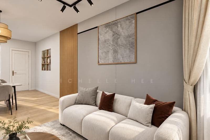 Kediaman Servis untuk Disewa di Maxim Risen - Michelle Hee - Living Room - PropertyGuru.com.my