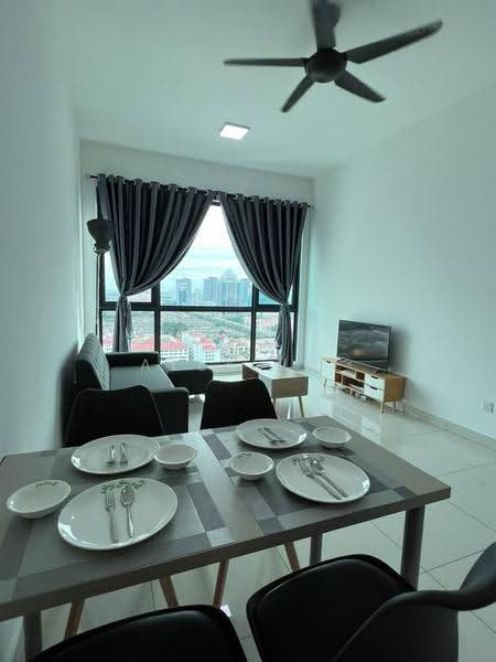 Kediaman Servis untuk Disewa di Greenfield Residence - Ally Lee - Dining Room - PropertyGuru.com.my