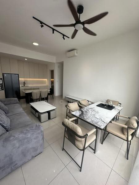 Kondominium untuk Disewa di Residensi Mapel Oug - JB Chong - Living Room - PropertyGuru.com.my