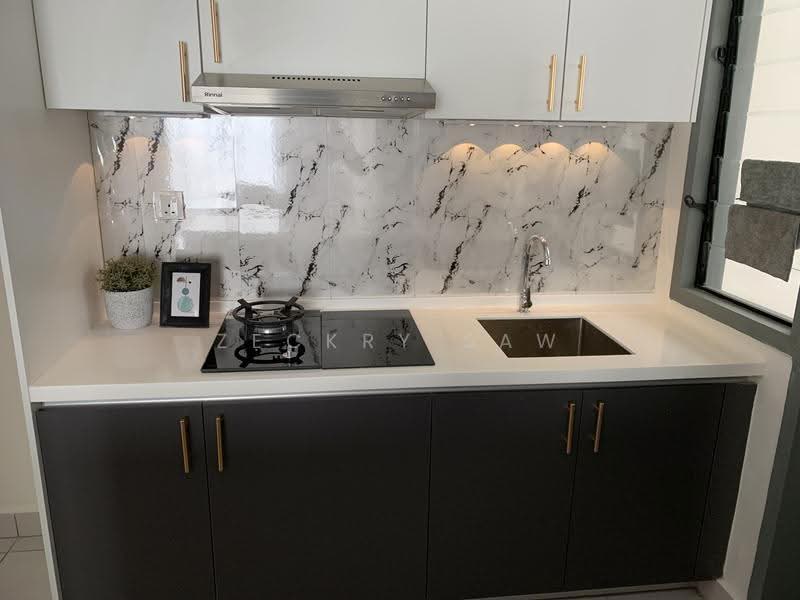 Kediaman Servis untuk Disewa di E'Island Lake Haven - Zeckry Saw - Kitchen - PropertyGuru.com.my