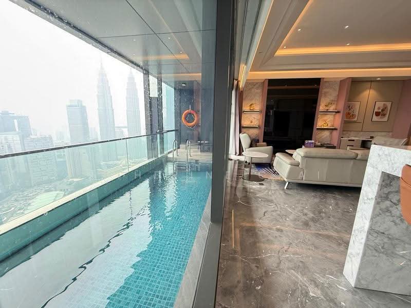 Kediaman Servis untuk Dijual di Imperial Lexis - Catherine Chai - Living Room - PropertyGuru.com.my