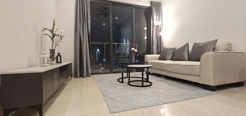 Service Residence for Rent at Lucentia Residences - KC KAW - Living Room - PropertyGuru.com.my