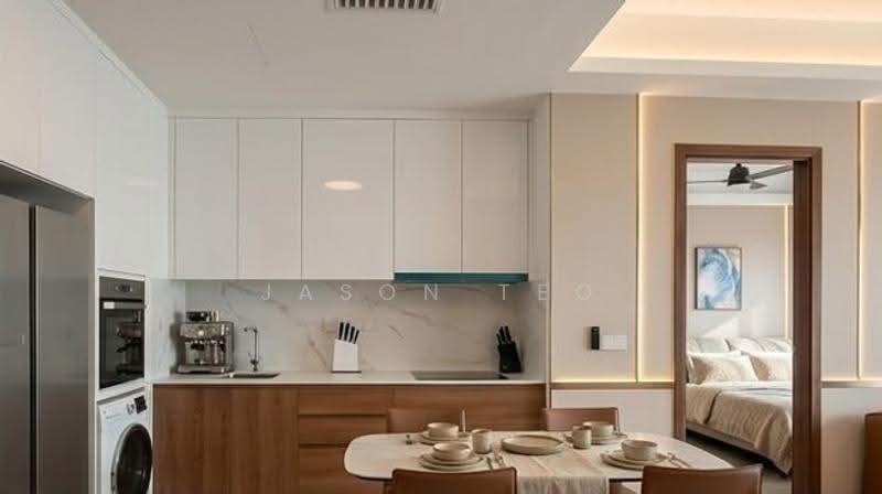 Kediaman Servis untuk Dijual di Core Residence @ TRX - Jason Teo - Kitchen - PropertyGuru.com.my