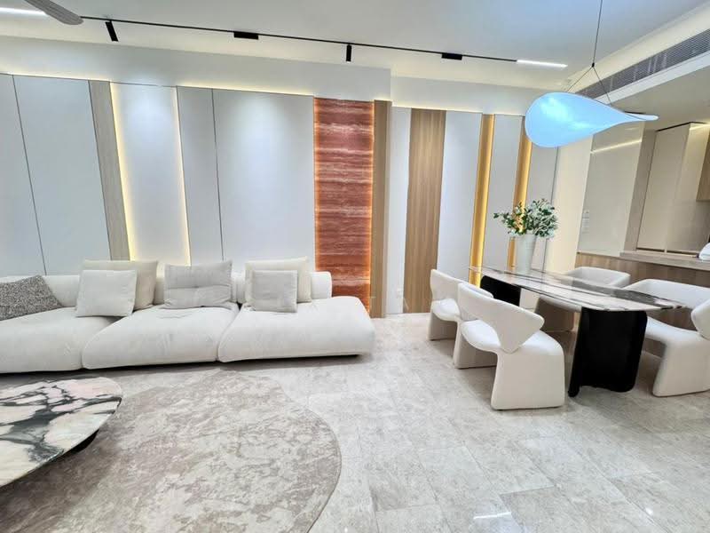 Service Residence for Rent at TRX Residences - Rex Tan - Living Room - PropertyGuru.com.my