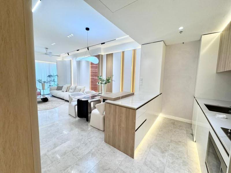 Service Residence for Rent at TRX Residences - Rex Tan - Living Room - PropertyGuru.com.my