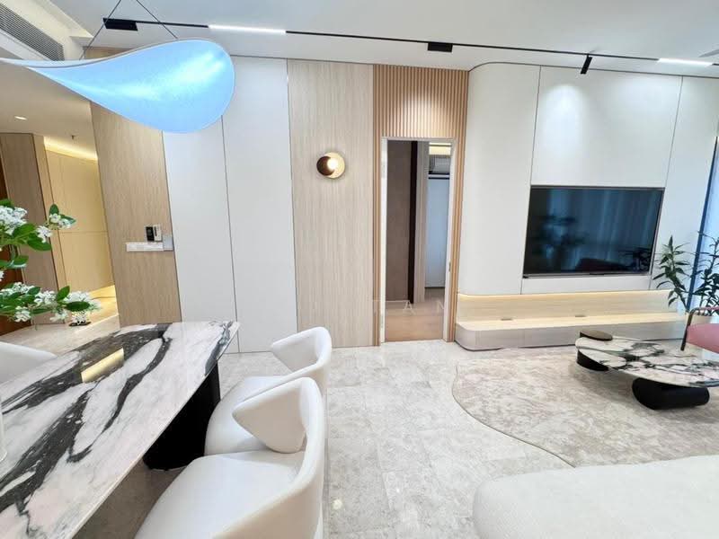 Service Residence for Rent at TRX Residences - Rex Tan - Living Room - PropertyGuru.com.my