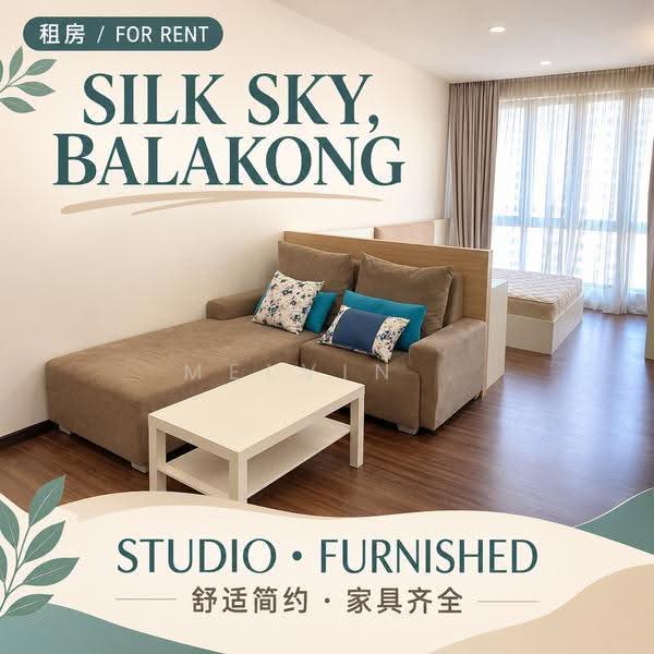 Service Residence for Rent at Silk Sky - Melvin . - Living Room - PropertyGuru.com.my