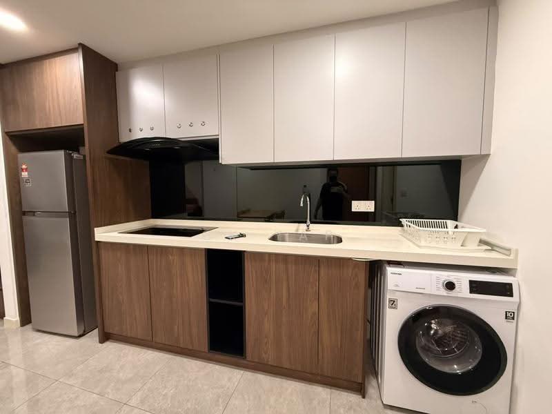 Kediaman Servis untuk Disewa di Ooak Serviced Apartments @ Kiara 163 - CK Yap - Kitchen - PropertyGuru.com.my