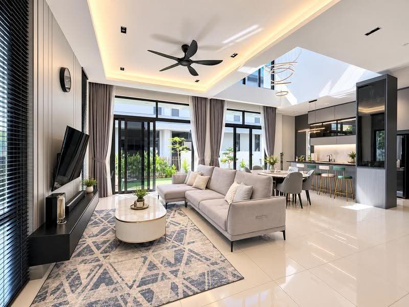 Rumah Berkembar untuk Disewa di Telok Panglima Garang (Selangor) - Wei Wei Low - Living Room - PropertyGuru.com.my