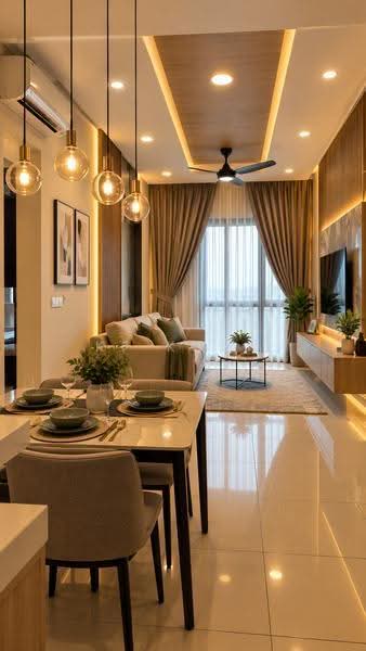 Condominium for Rent at Sunway GeoSense - KF Kuan - Living Room - PropertyGuru.com.my