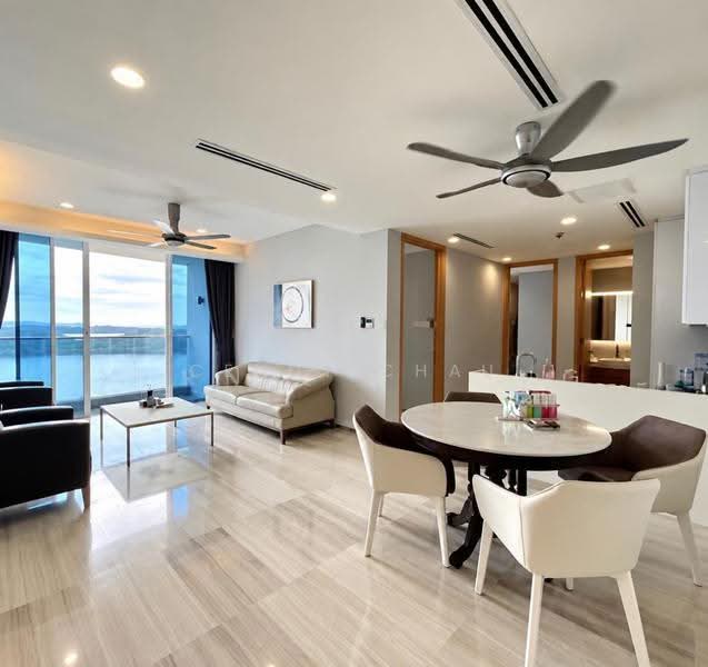 Kediaman Servis untuk Disewa di Pinetree Marina & Resort - Cendy Chau - Living Room - PropertyGuru.com.my