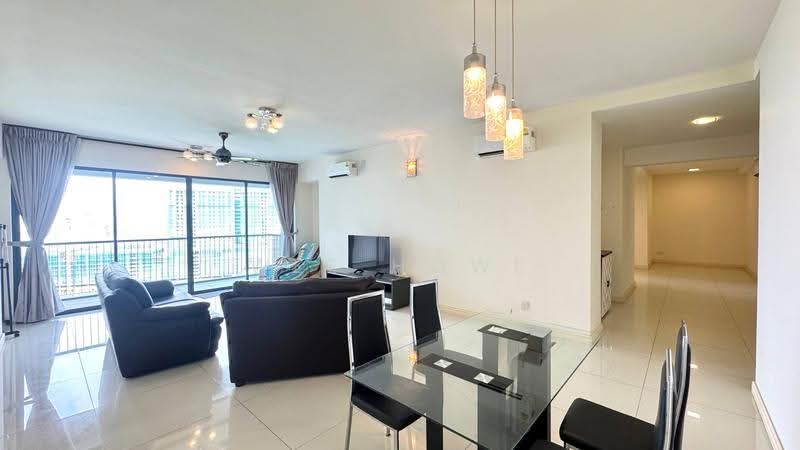 Condominium for Sale at The Straits View Condominium - Wee Howe - Living Room - PropertyGuru.com.my