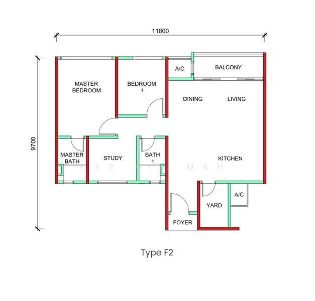 Kediaman Servis untuk Dijual di Alira @ Metropark Subang - Kar Yin Mah - PropertyGuru.com.my