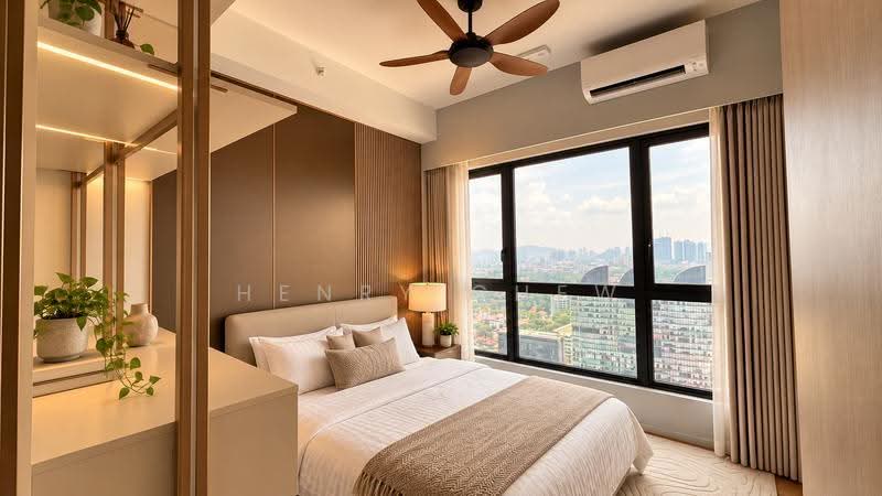 Service Residence for Rent at Skyline Embassy - Henry Chew - Bedroom - PropertyGuru.com.my