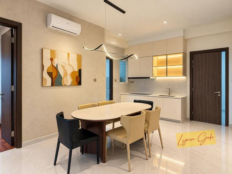 Kondominium untuk Disewa di Codrington Residence - Lynn Goh - Dining Room - PropertyGuru.com.my