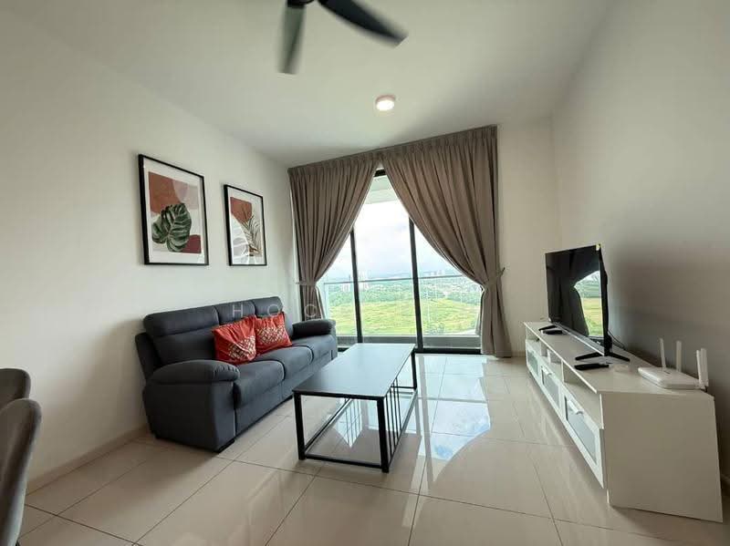 Service Residence for Rent at The M @ Medini Macrolink - Hock Kim - Living Room - PropertyGuru.com.my