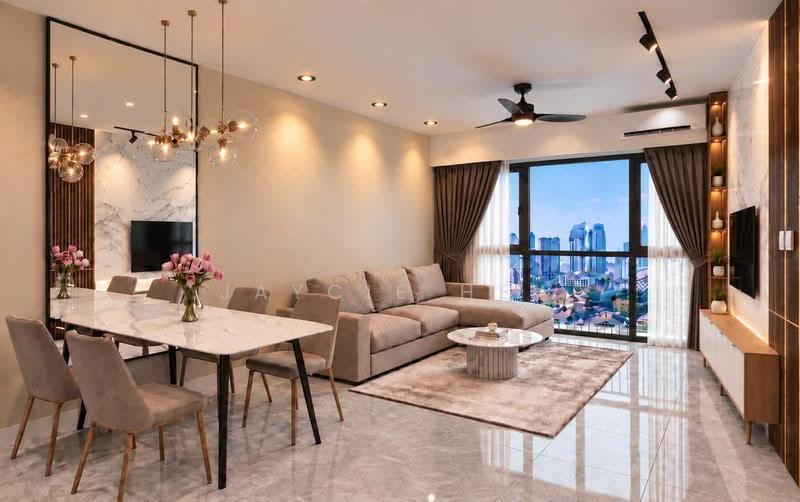 Service Residence for Rent at Skyline Embassy - Jaycie Hew - Living Room - PropertyGuru.com.my