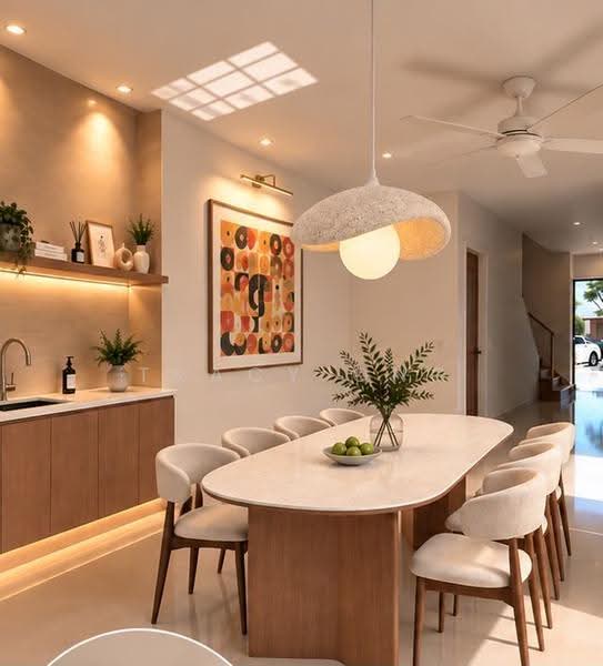Cluster House for Rent in Eco Spring (Johor Bahru) - Tracy Ong - Dining Room - PropertyGuru.com.my