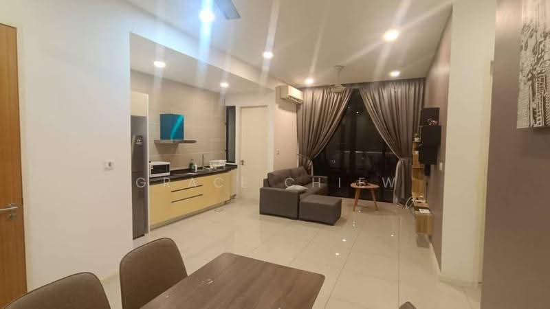 Kediaman Servis untuk Disewa di D'Pristine - Grace Chiew - Living Room - PropertyGuru.com.my