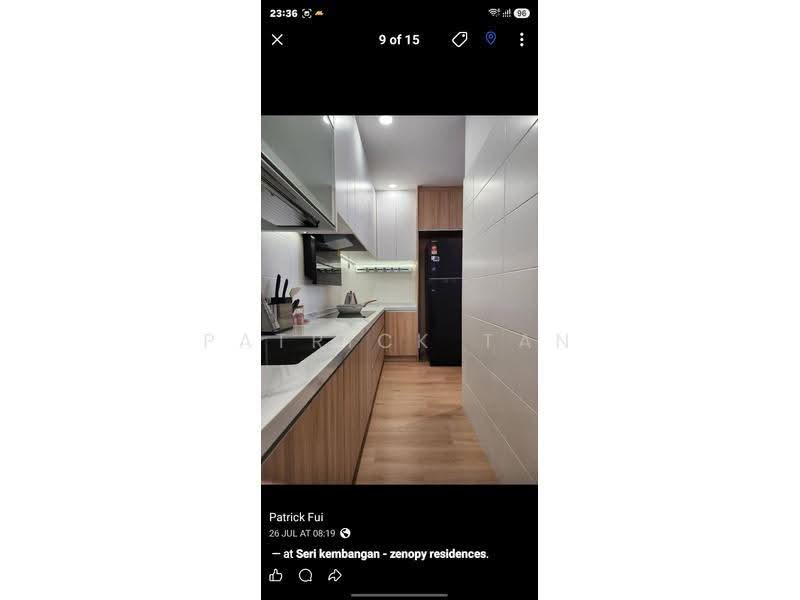 Kediaman Servis untuk Dijual di Zenopy Residences - Patrick Tan - Kitchen - PropertyGuru.com.my