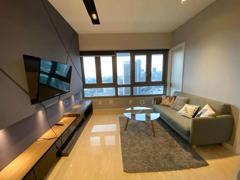 Kediaman Servis untuk Dijual di The Sentral Residences - Oscar Pong - Living Room - PropertyGuru.com.my