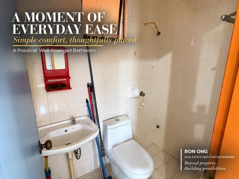Apartment for Rent at Taman Penampang Apartment - RON Ong - Bathroom - PropertyGuru.com.my