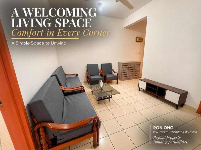 Apartment for Rent at Taman Penampang Apartment - RON Ong - Living Room - PropertyGuru.com.my