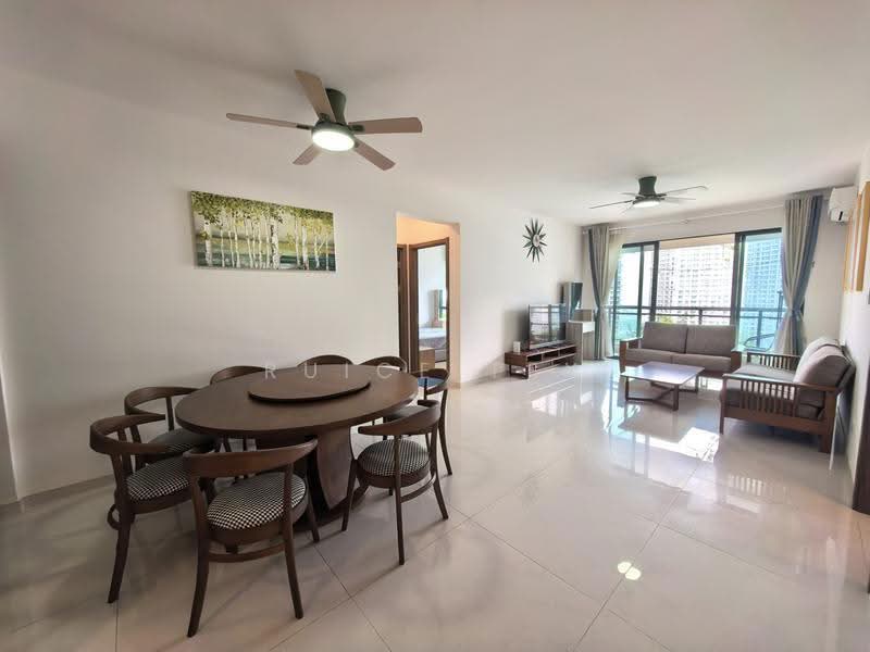 Pangsapuri untuk Disewa di Regalia Park @ Forest City - Ruice Tey - Living Room - PropertyGuru.com.my