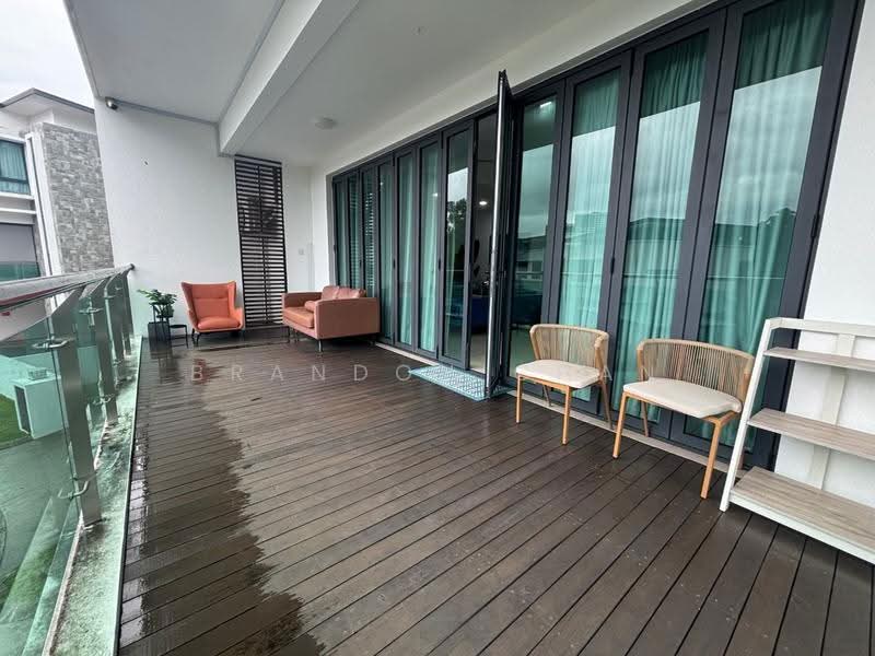 Kondominium untuk Disewa di Likas Square - Brandon Chan - Balcony - PropertyGuru.com.my