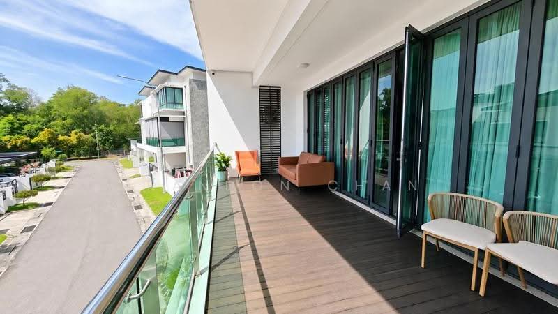 Kondominium untuk Disewa di Likas Square - Brandon Chan - Balcony - PropertyGuru.com.my