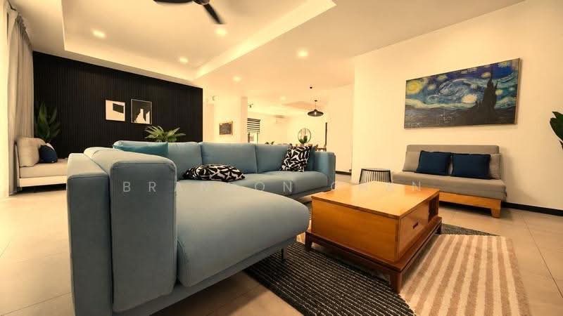 Kondominium untuk Disewa di Likas Square - Brandon Chan - Living Room - PropertyGuru.com.my